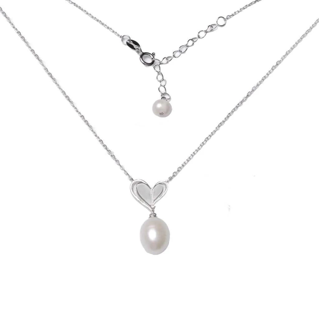 Серебряное колье SN262W