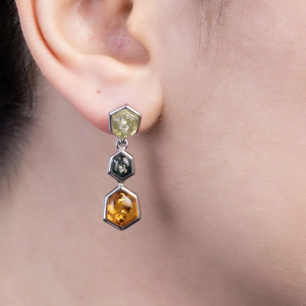 Серебряные серьги SE805