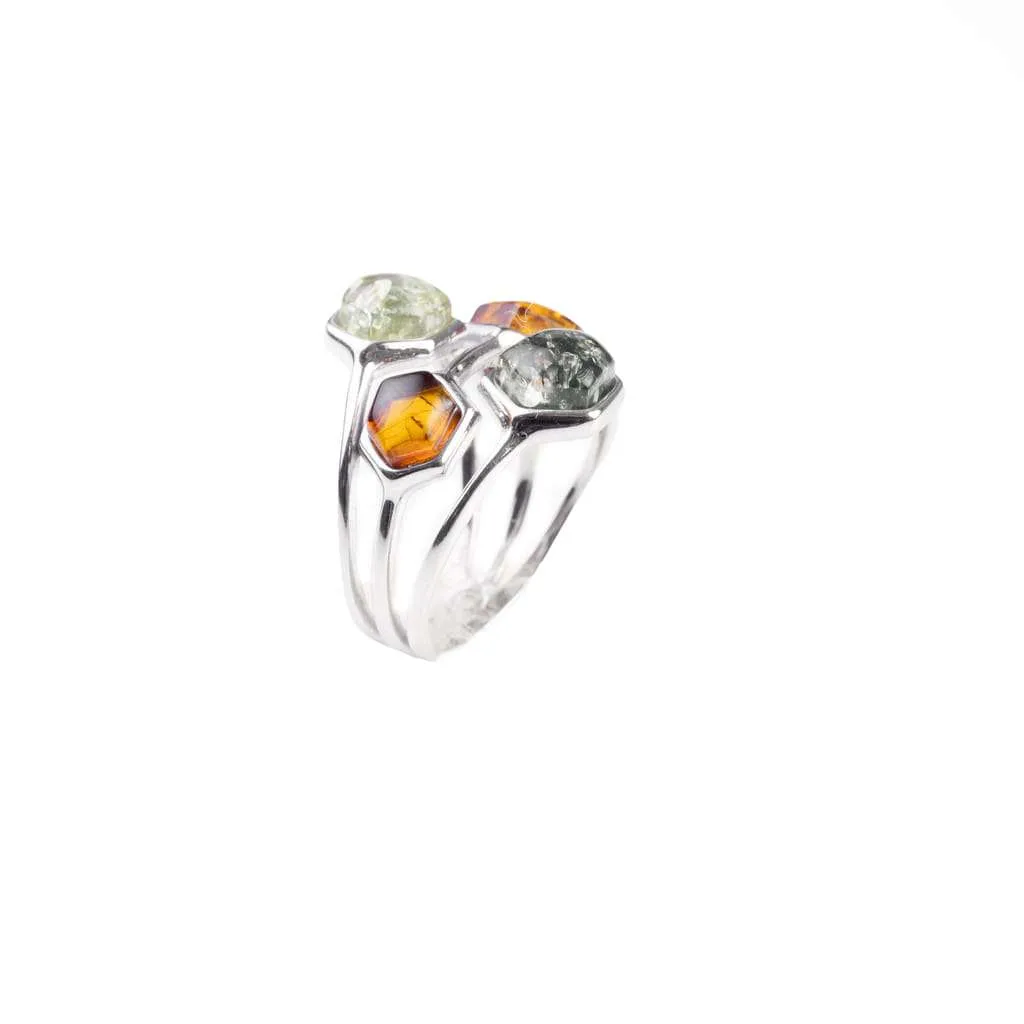 Серебряное кольцо SR178