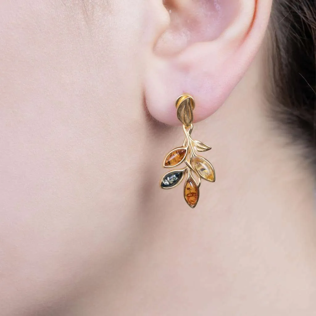 Silver Earrings SE393GP