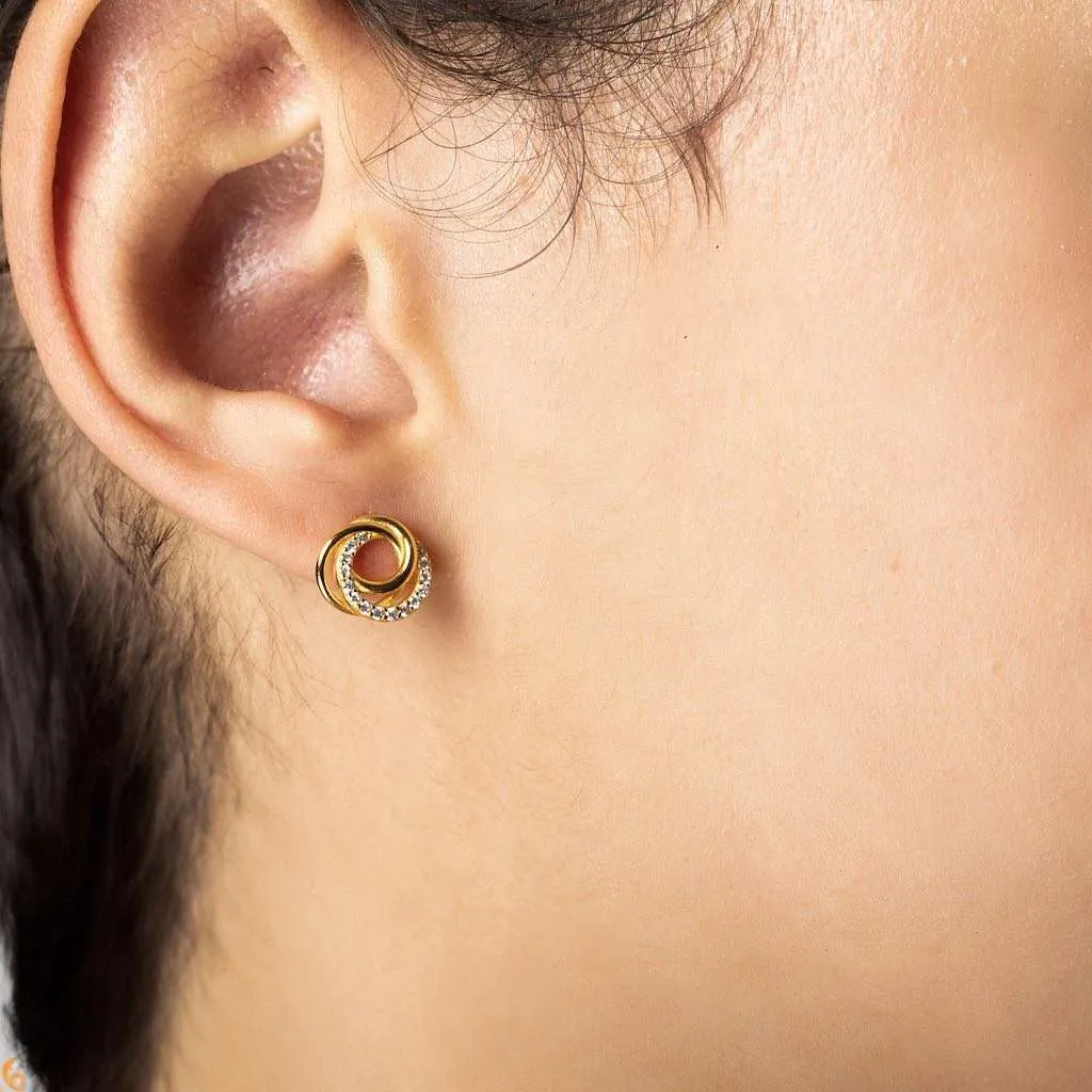 Silver Earrings SE836GP
