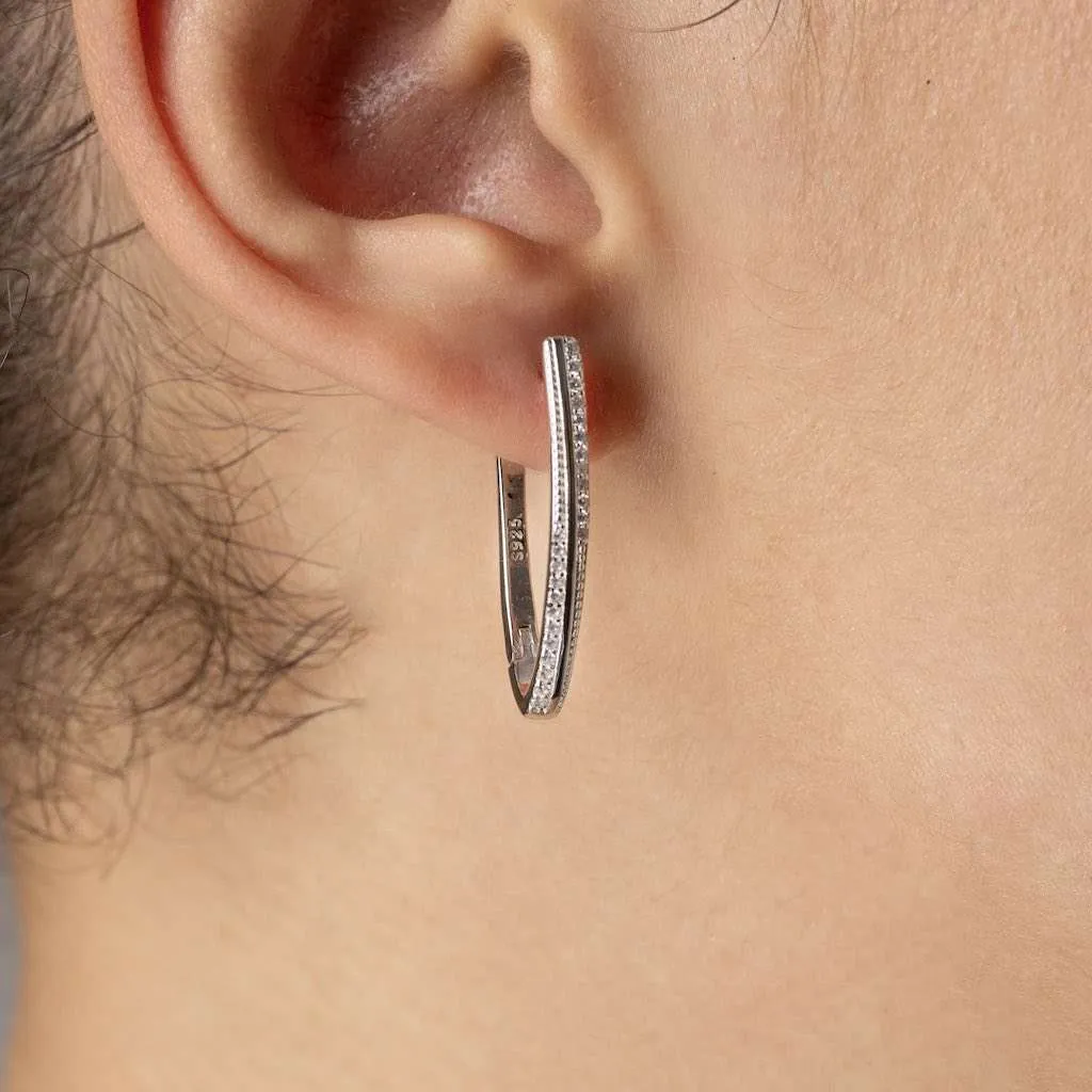 Silver Earrings SE838