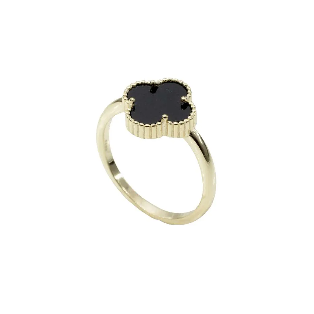 Silver Ring SR164BKGP