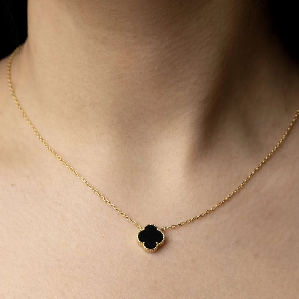 Silver Necklace SN151BKGP