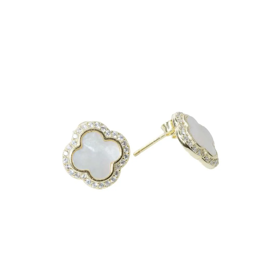 Silver Earrings SE455WGP