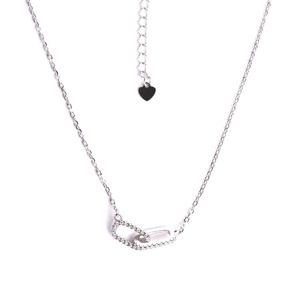 Серебряное колье SN275
