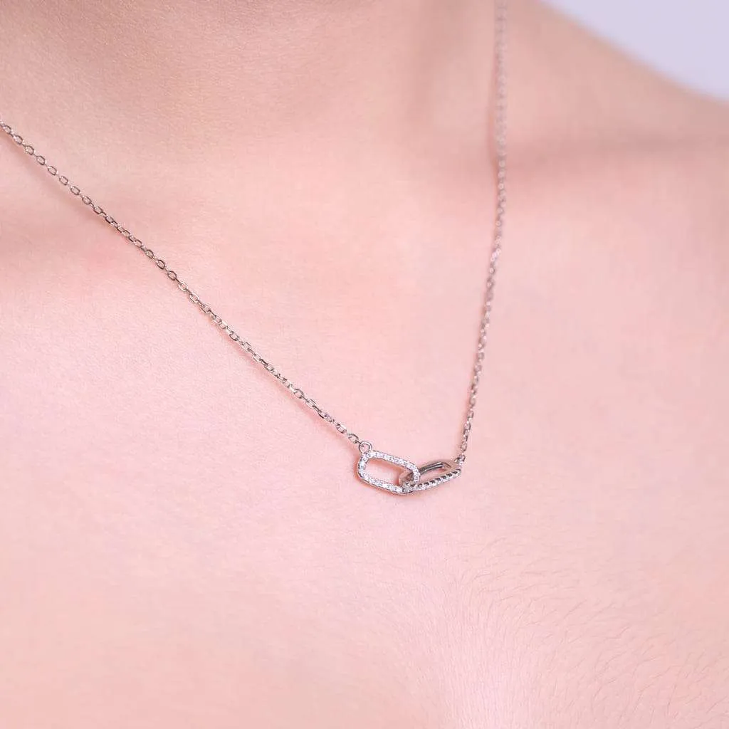 Серебряное колье SN275