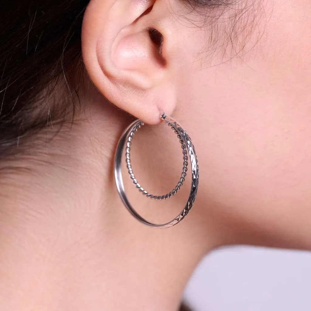 Silver Earrings SE851