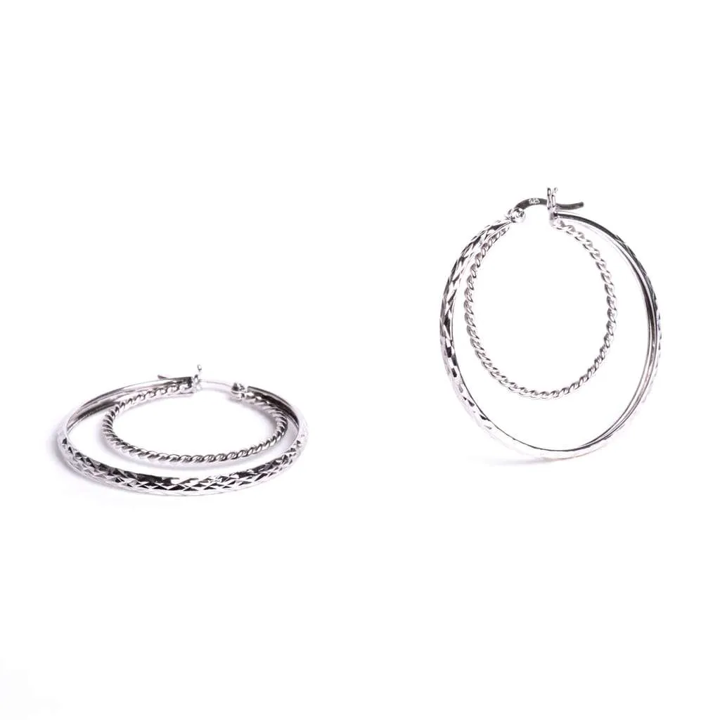 Silver Earrings SE851