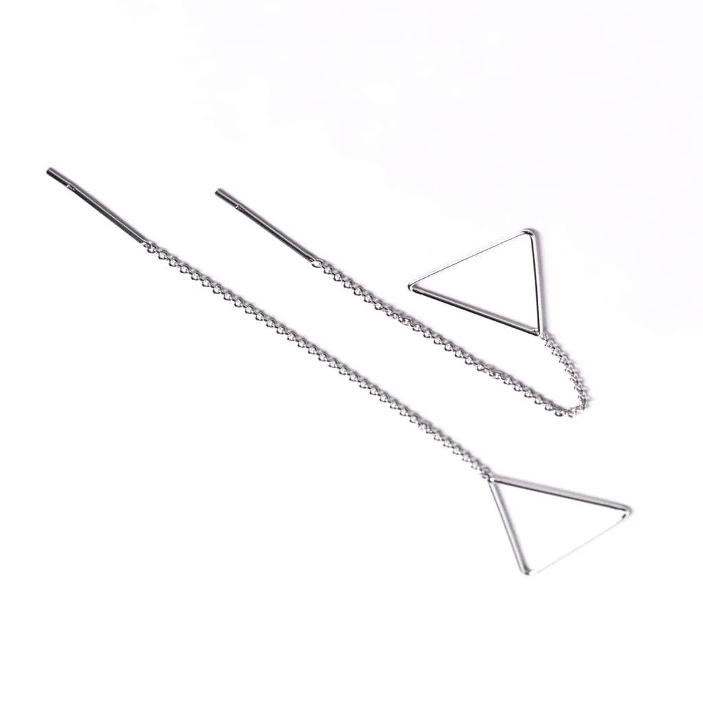 Серебряные серьги SE855