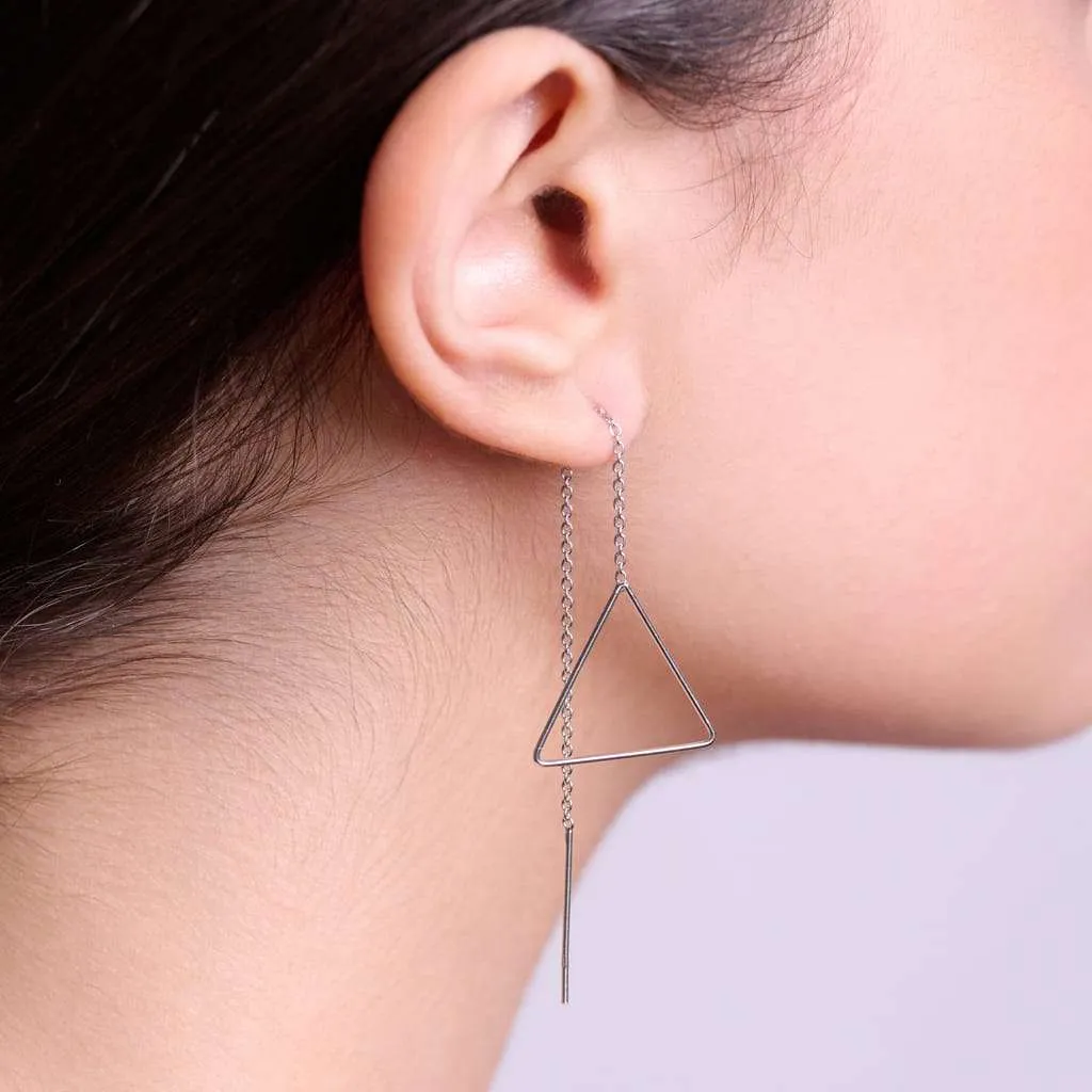 Серебряные серьги SE855