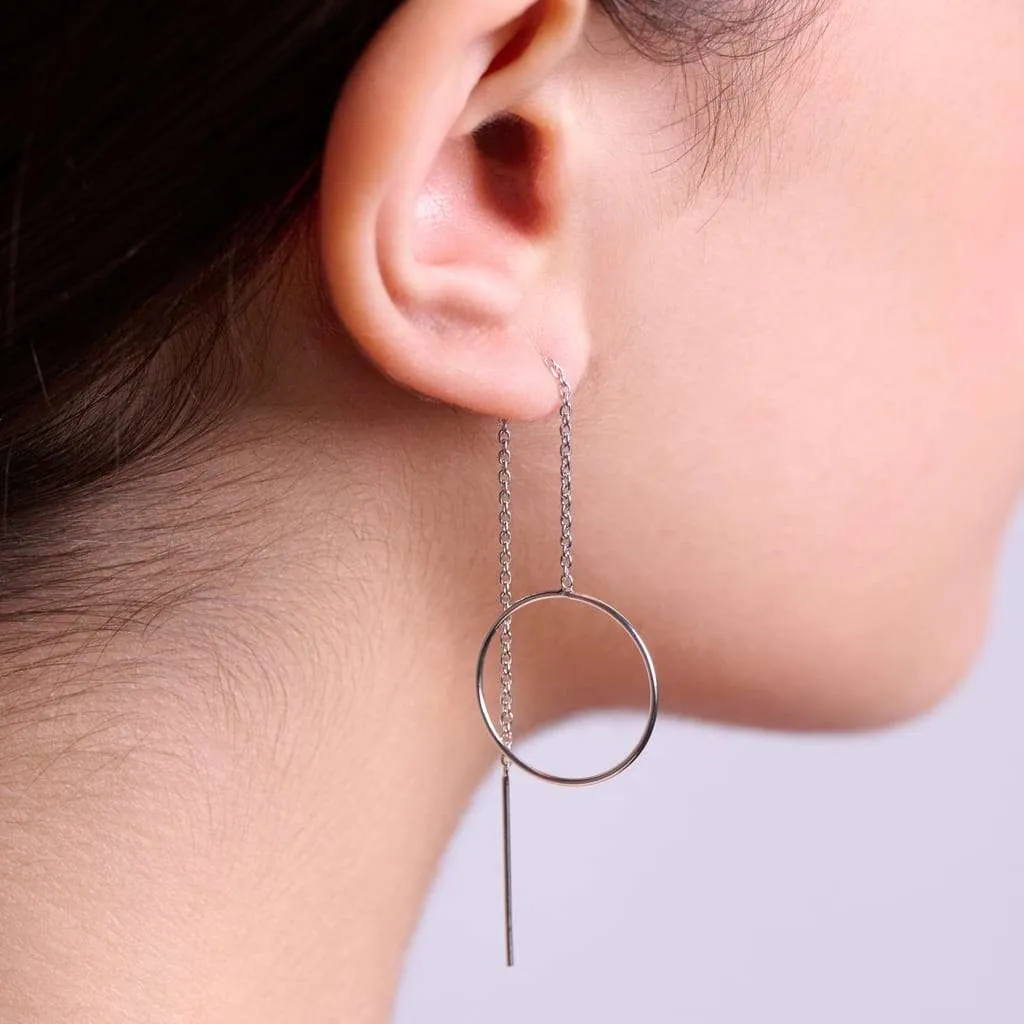 Silver Earrings SE856
