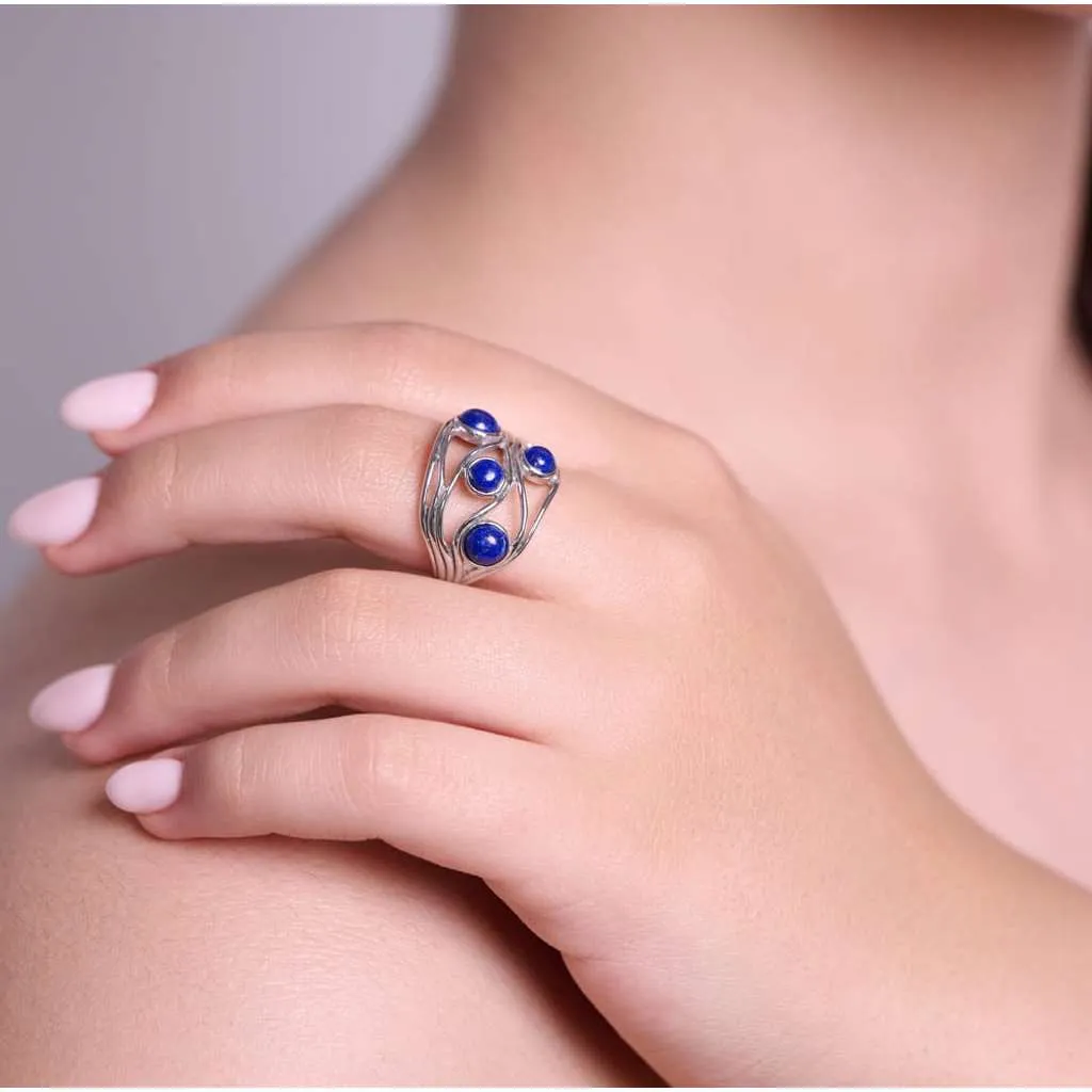 Серебряное кольцо SR185LP