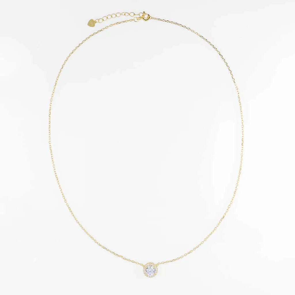 Silver Necklace SN281GP