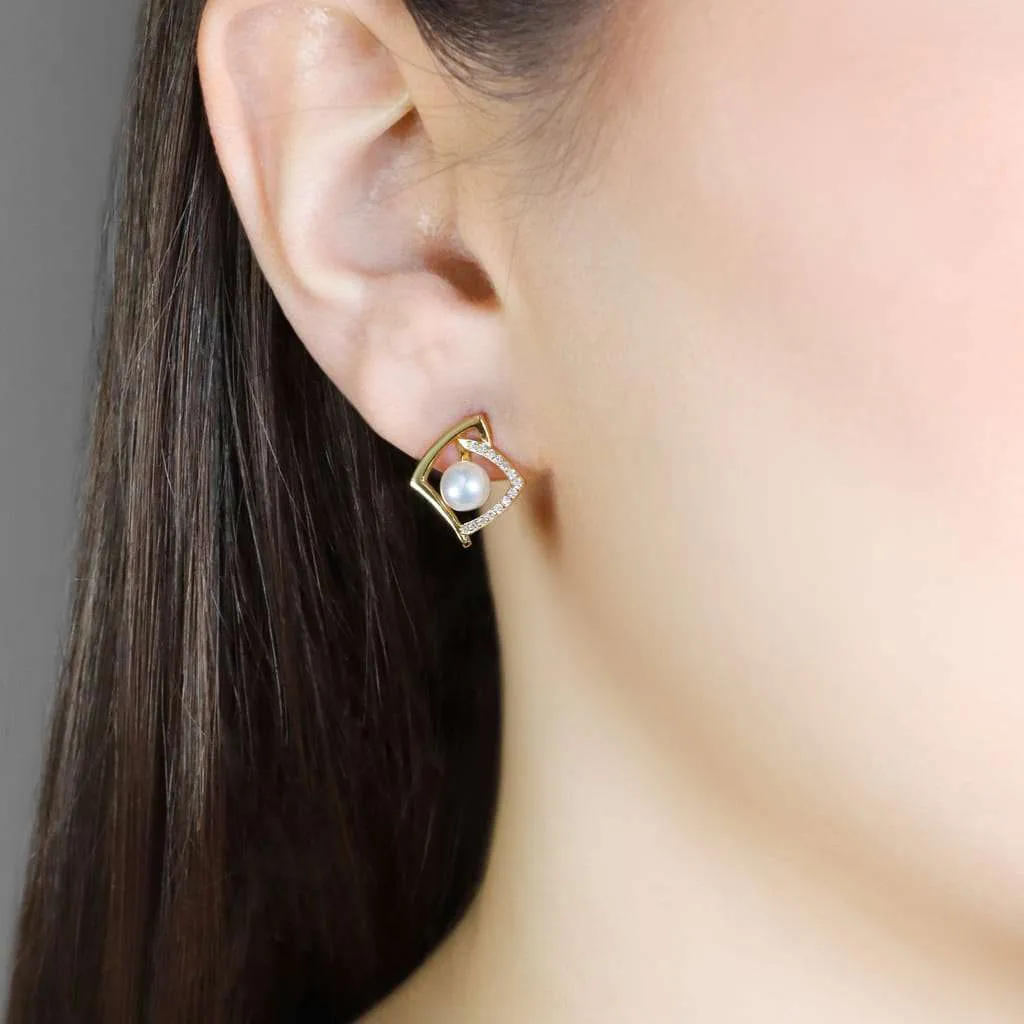 Silver Earrings SE652GP