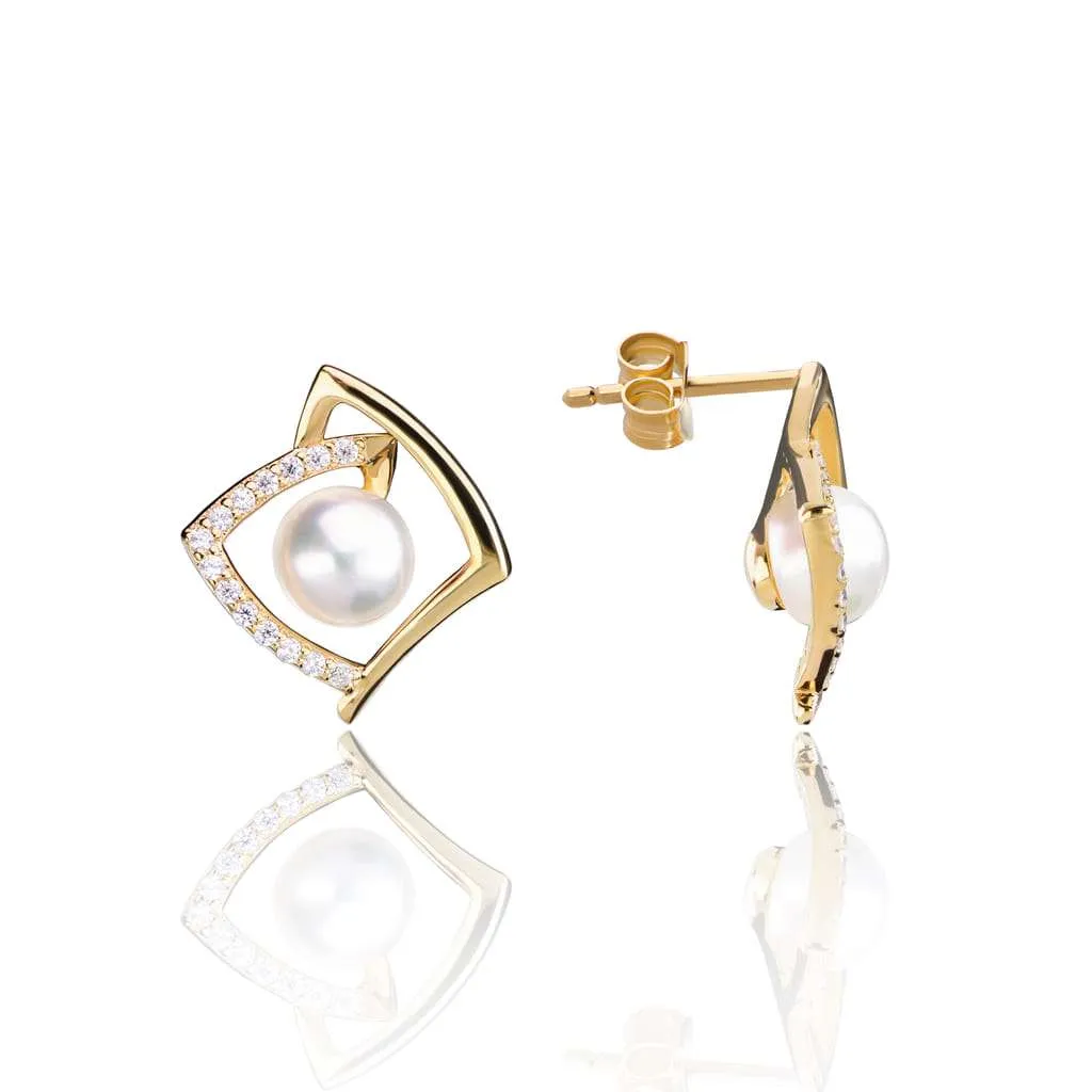 Silver Earrings SE652GP
