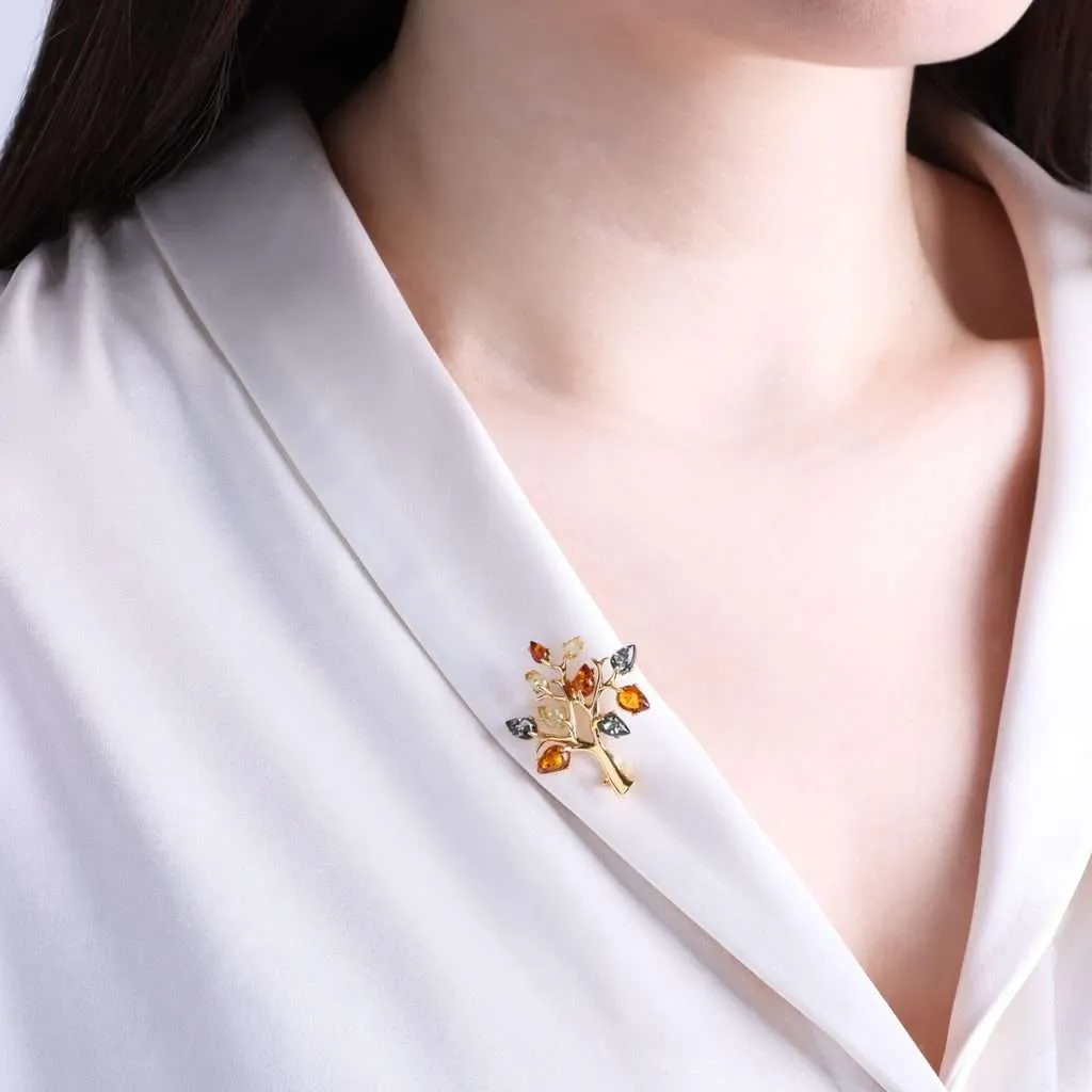 Silver Brooch SBR001GP