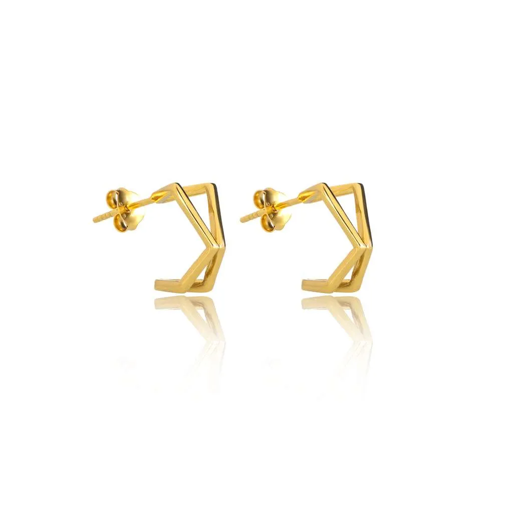 Серебряные серьги SE862GP