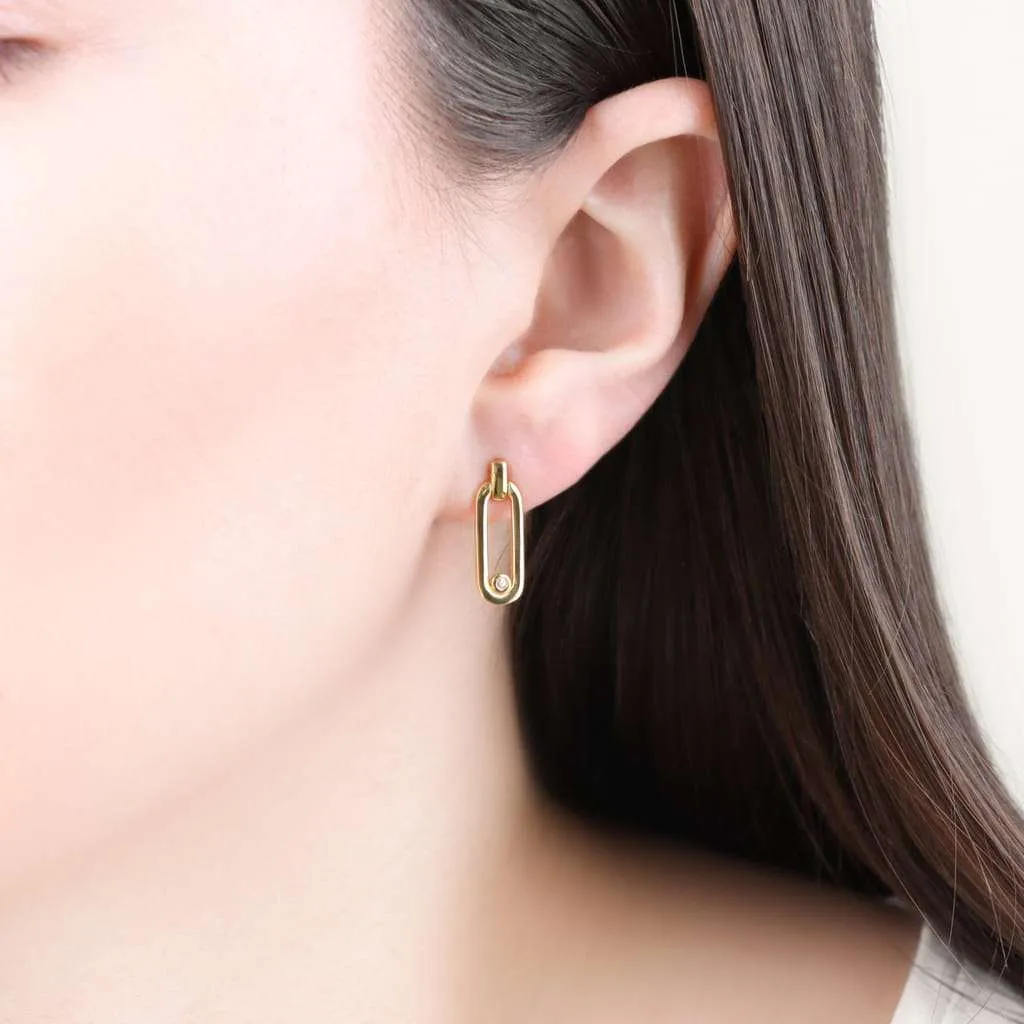Silver Earrings SE860GP