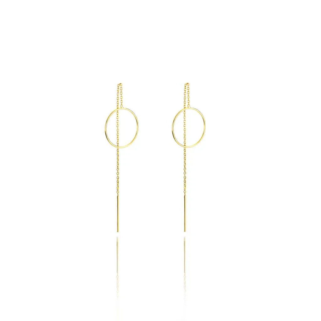 Серебряные серьги SE856GP