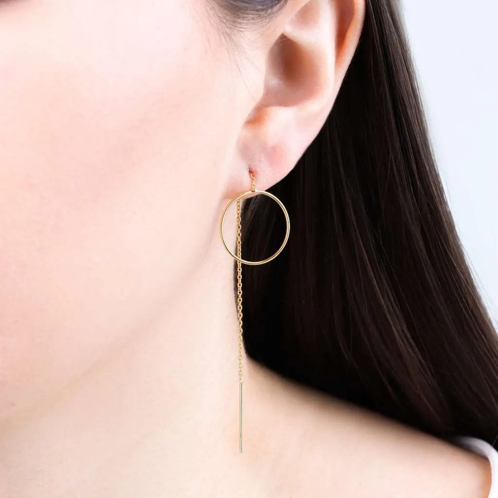 Серебряные серьги SE856GP