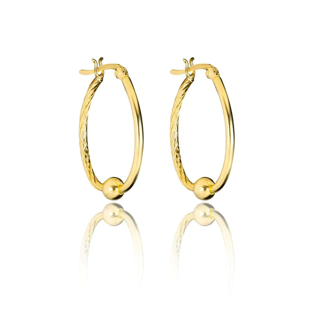 Silver Earrings SE847GP