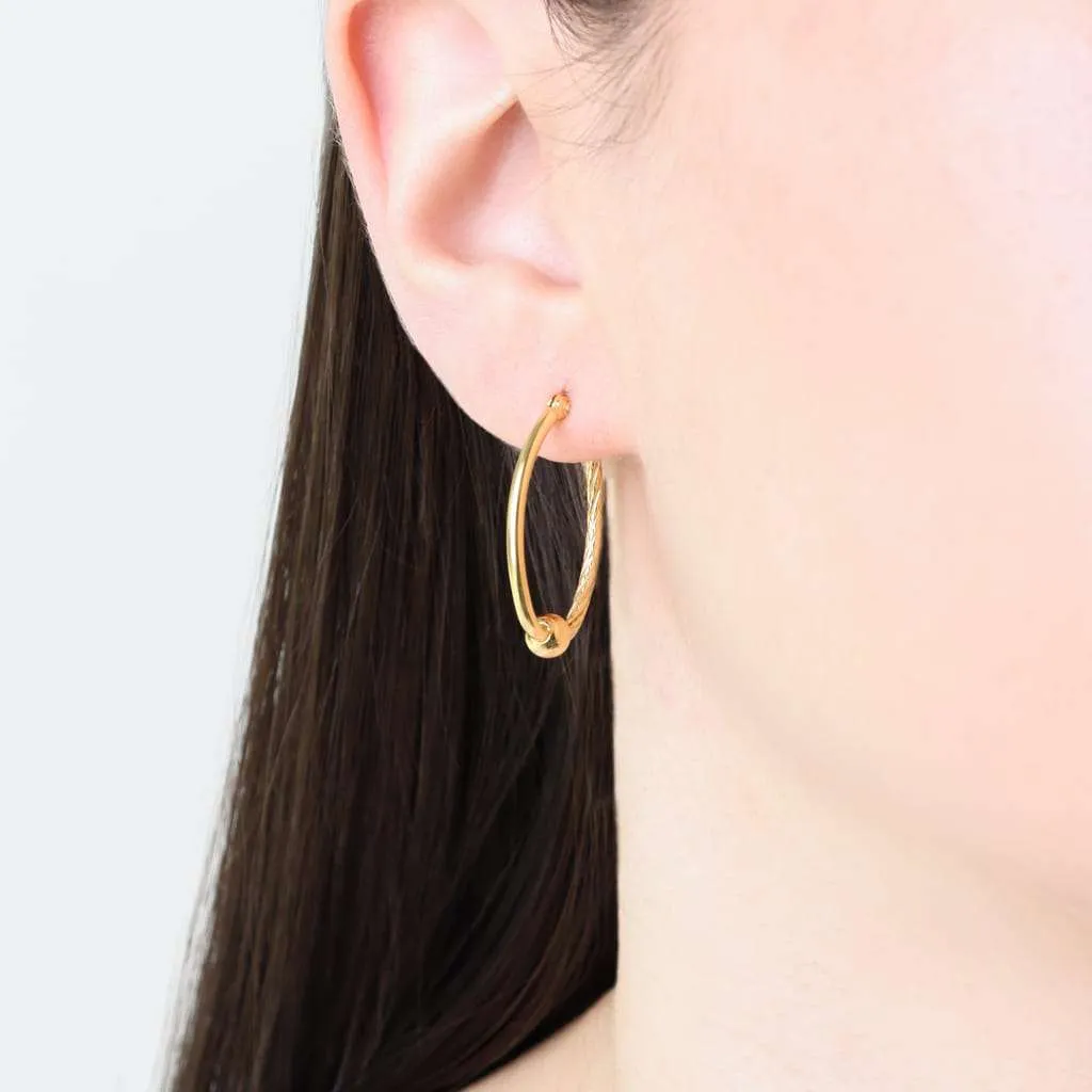 Silver Earrings SE847GP