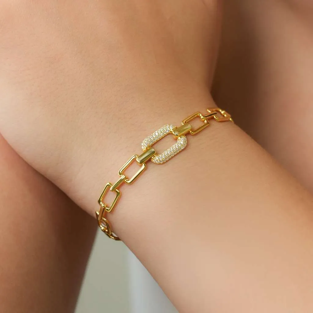 Silver Bracelet SB309YG