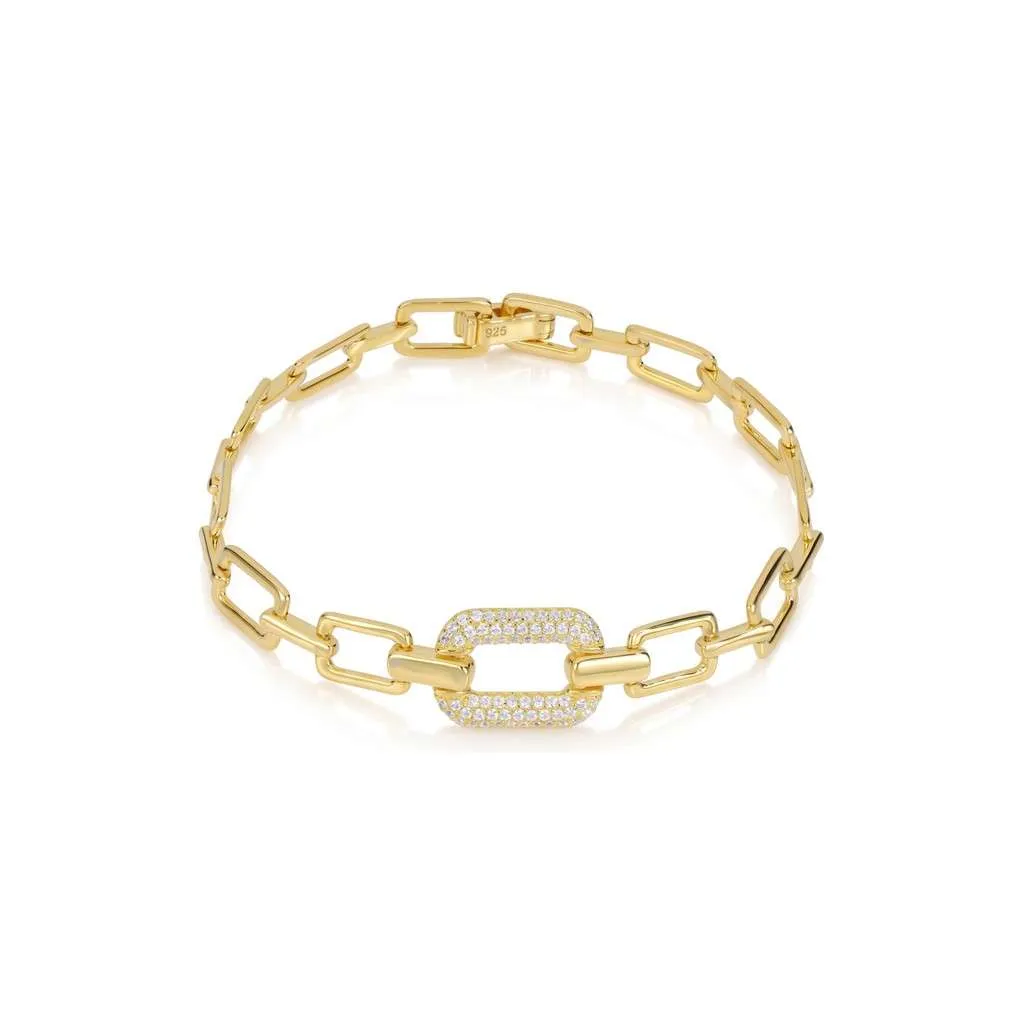 Silver Bracelet SB309YG