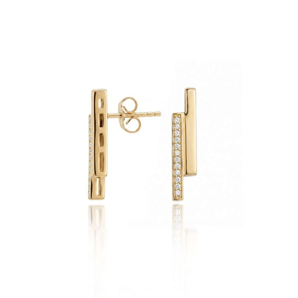 Серебряные серьги SE868YG