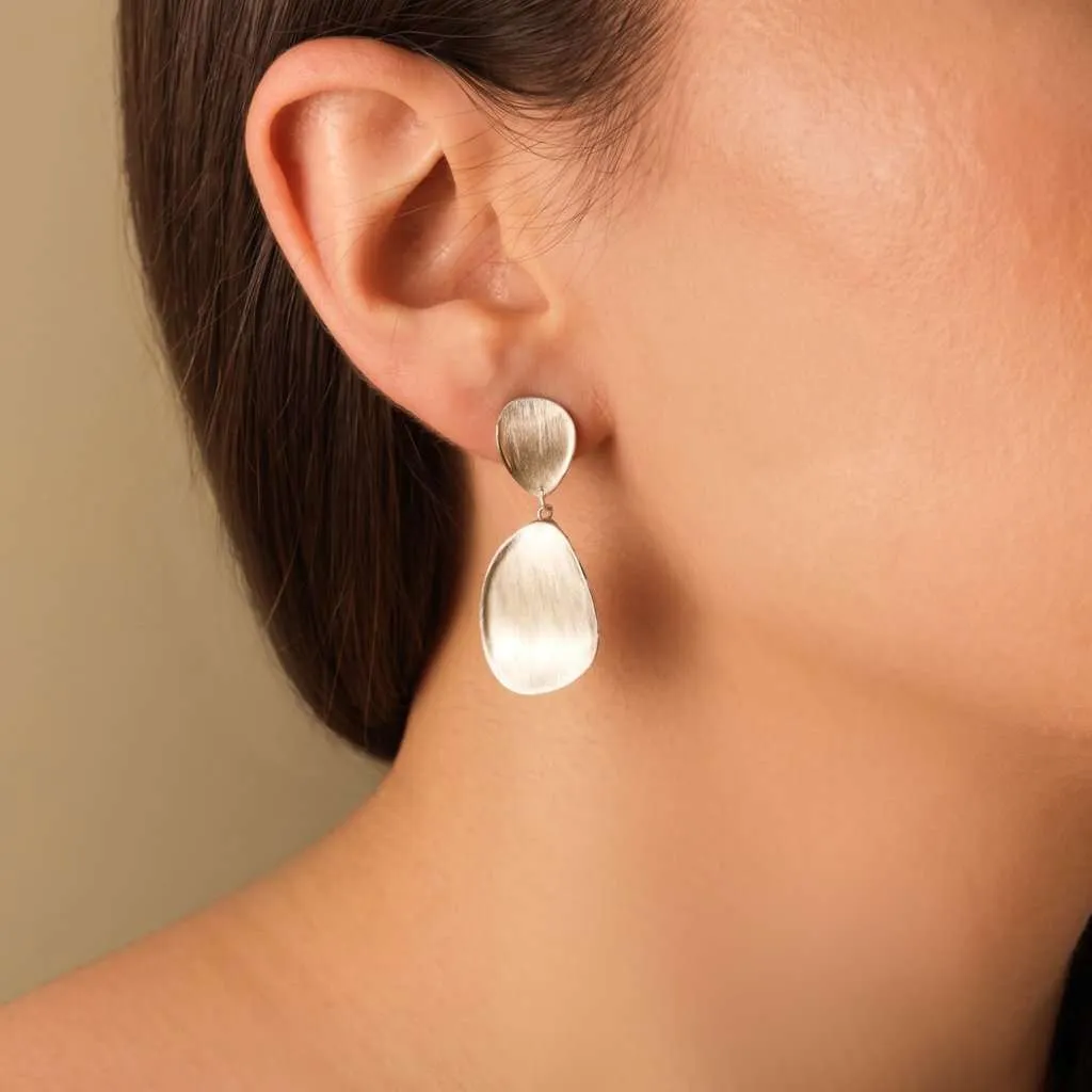 Серебряные серьги SE871