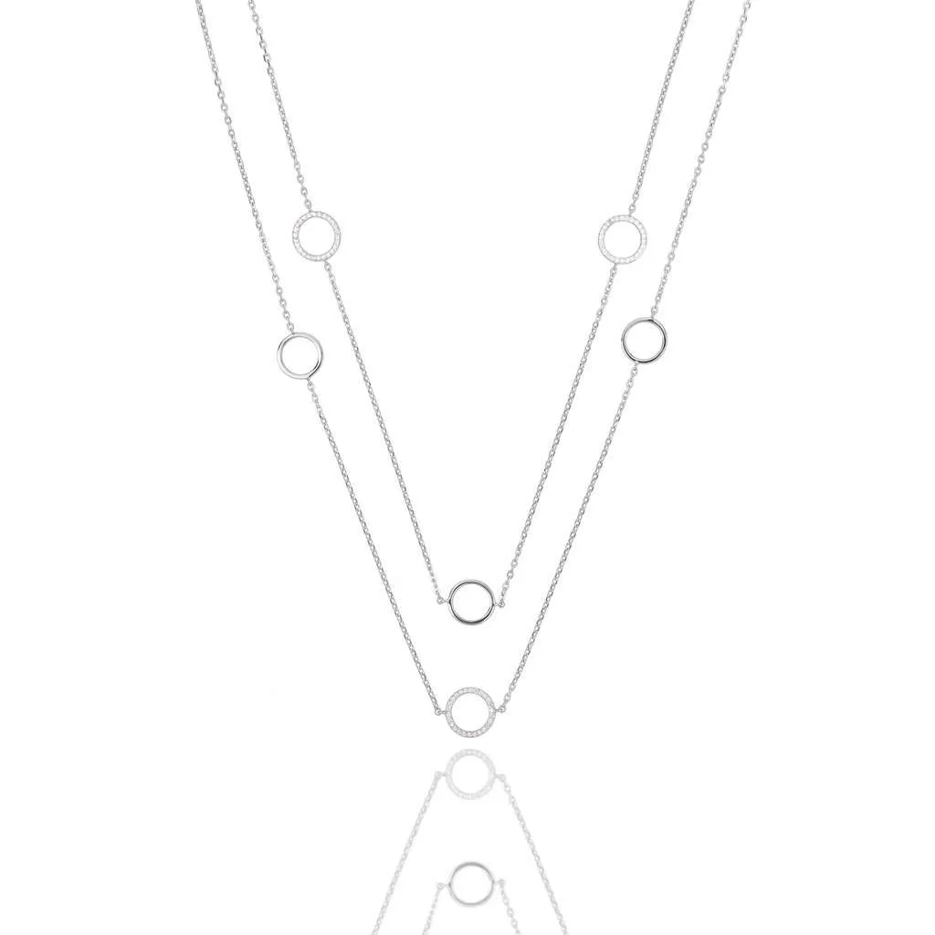 Серебряное колье SN286