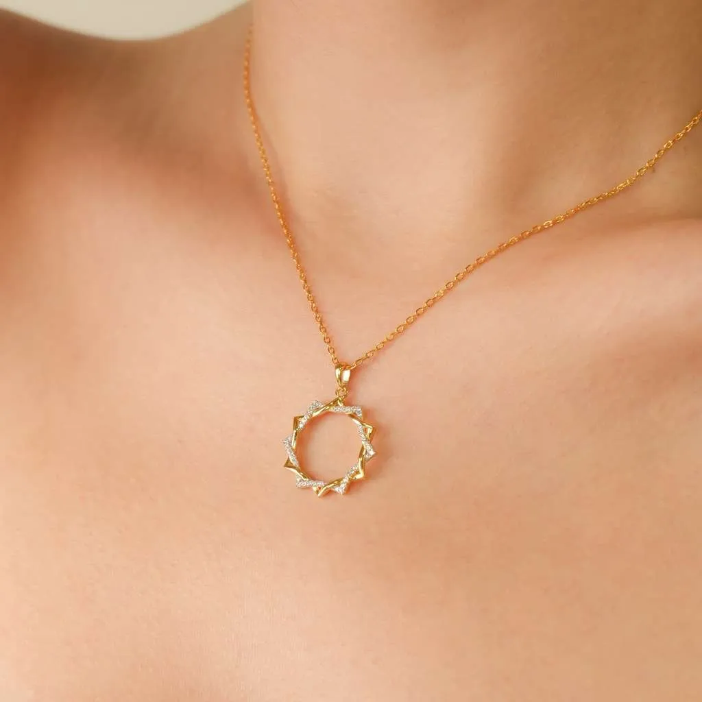 Серебряное колье SN287